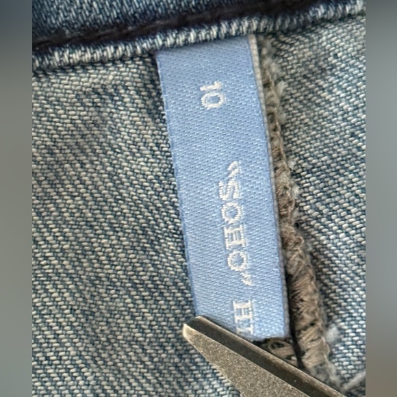 Hydraulic Soho High Rise Denim Skirt Vintage Southwestern Y2K size 10 - Picture 9 of 15